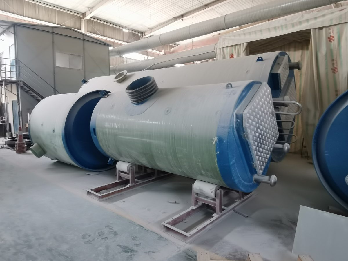 一体化污水提升泵站车间生产
